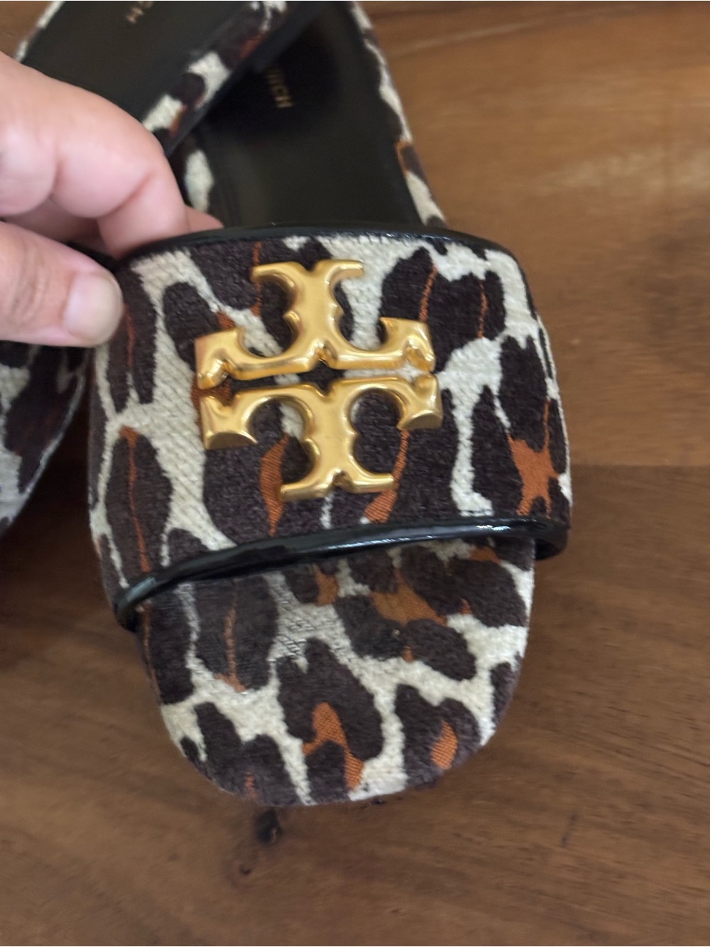 Tory Burch Eleanor Leopard print slides - Picture 2 of 8